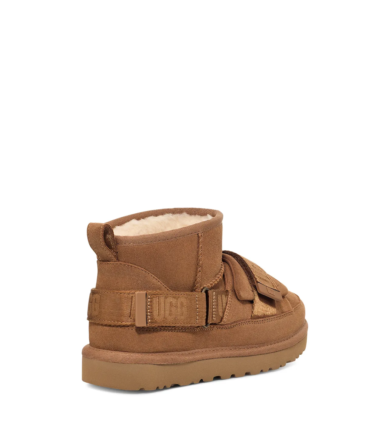 UGG Tasman 棕色麂皮带雪靴 3