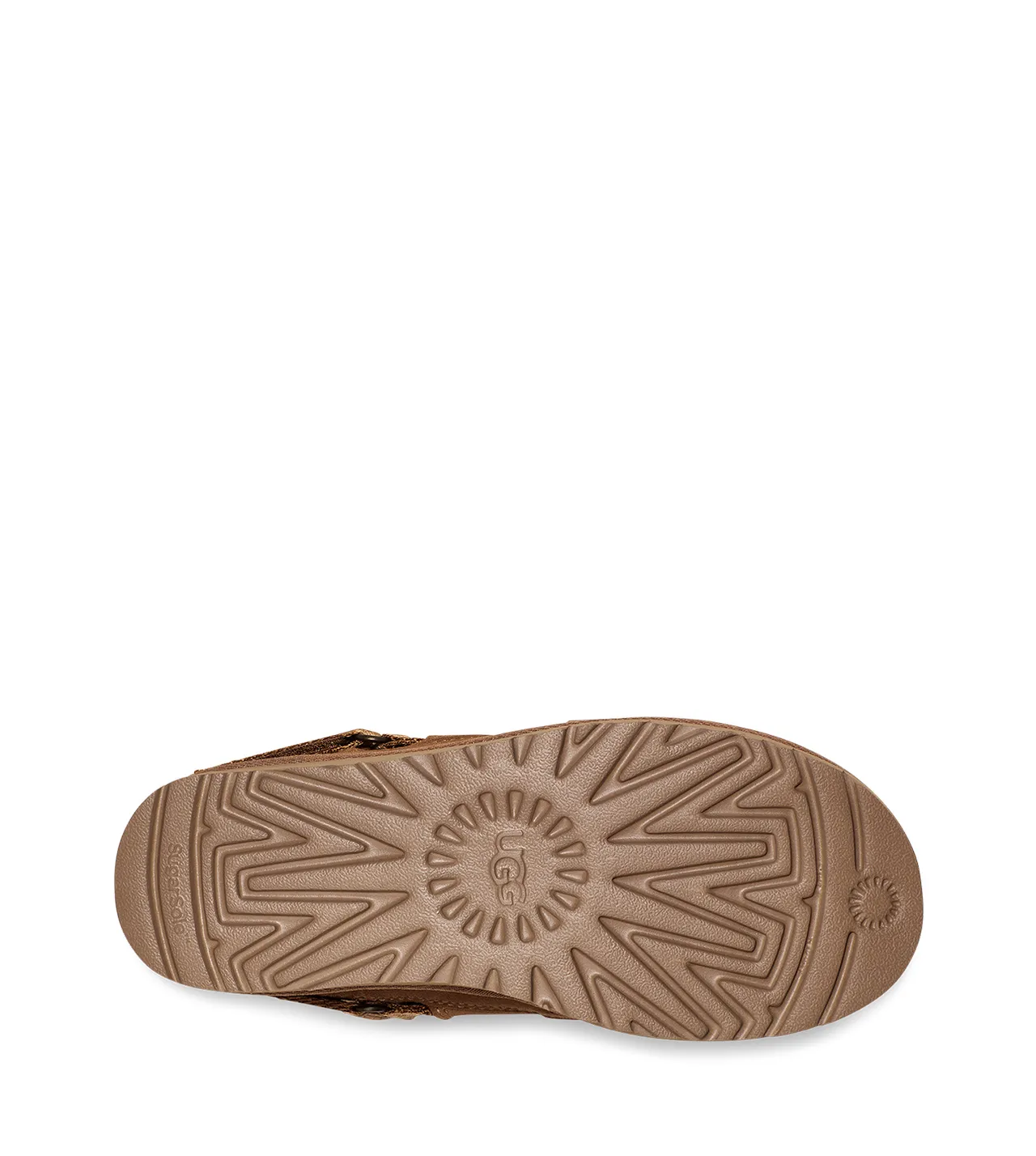 UGG Tasman 棕色麂皮带雪靴 4