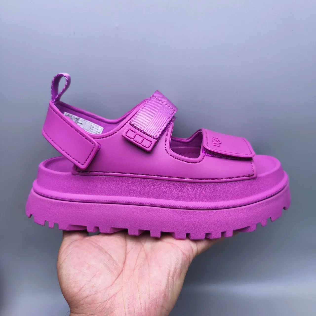 UGG Tasman Magenta চাঙ্কি প্ল্যাটফর্ম ক্যাজুয়াল স্যান্ডেল 2