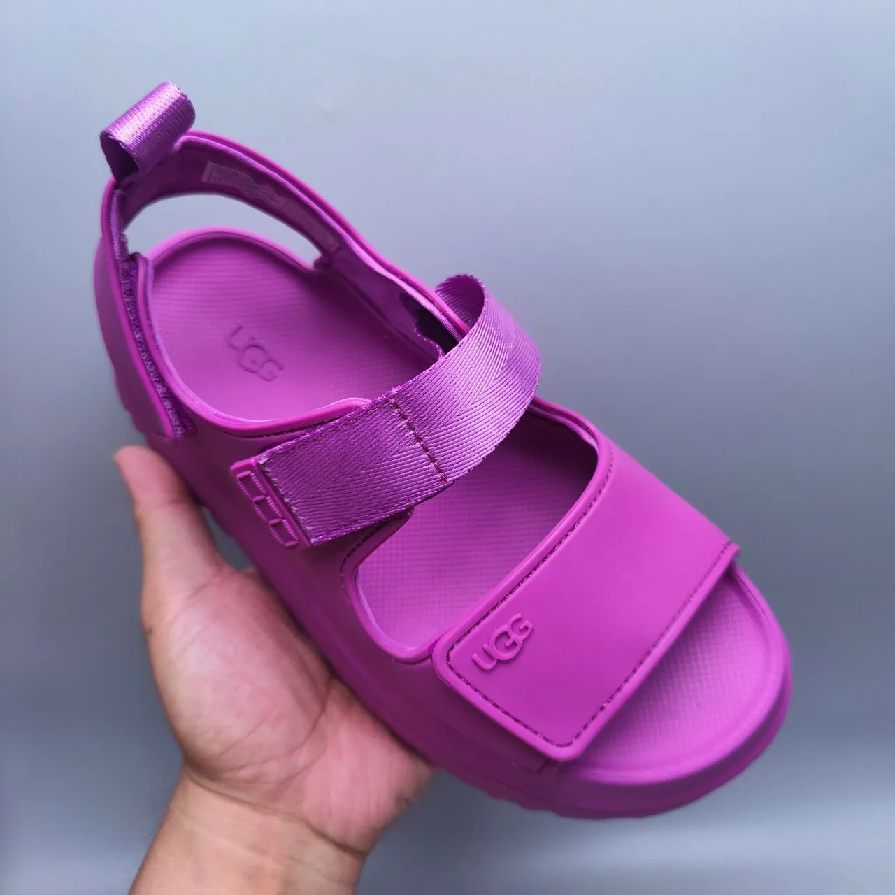 UGG Tasman Magenta চাঙ্কি প্ল্যাটফর্ম ক্যাজুয়াল স্যান্ডেল 3