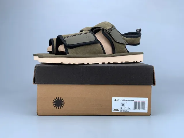 UGG Tasman ऑलिव हरा कैजुअल सैंडल 10