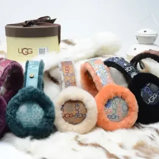 UGG Tasman Shearling Ear Warmers Multicolor Beanie