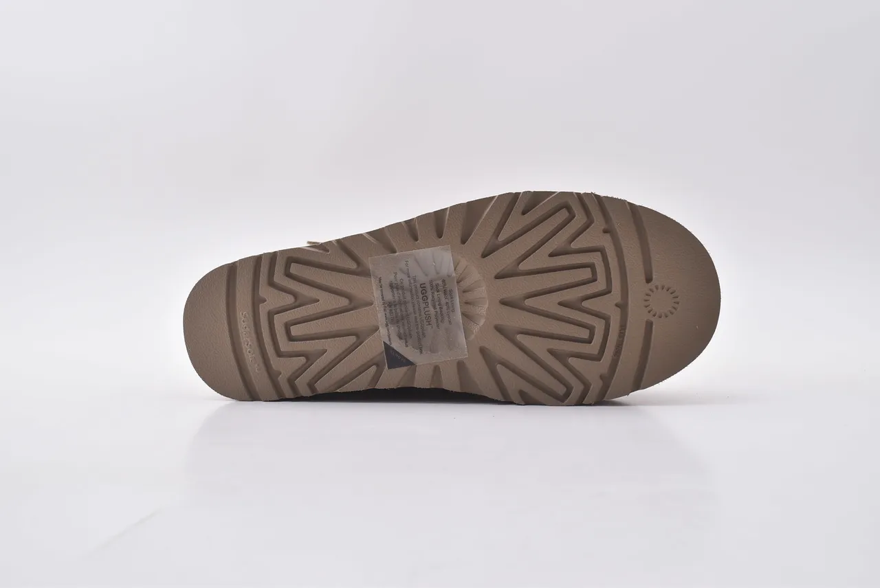 UGG Tasman Tan حذاء ركبة منصة سويد 3