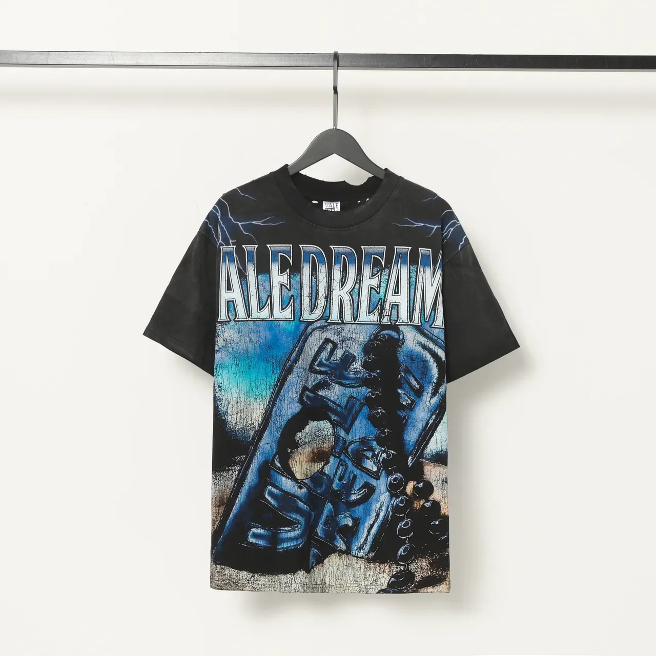 Vale Forever Vale Dream Distressed Graphic Oversized T-Shirt 2