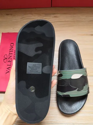 Valentino Correa Camuflaje Negro Zapatillas 3