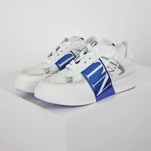 Valentino VLTN সাদা এবং রয়েল ব্লু লাইফস্টাইল স্নিকার 2