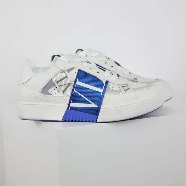 Valentino VLTN সাদা এবং রয়েল ব্লু লাইফস্টাইল স্নিকার 3