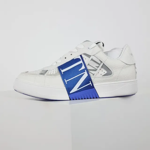 Valentino VLTN সাদা এবং রয়েল ব্লু লাইফস্টাইল স্নিকার 9