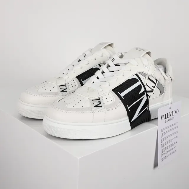 Valentino VLTN Tênis Lifestyle de Couro Branco 2