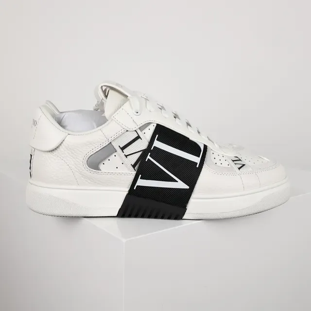Valentino VLTN Tênis Lifestyle de Couro Branco 3