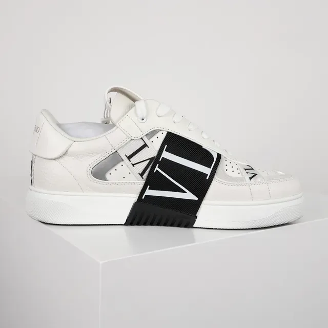 Valentino VLTN Tênis Lifestyle de Couro Branco 7