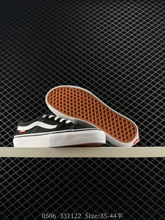 Vans Old Skool chaussures de skate noir et blanc 3