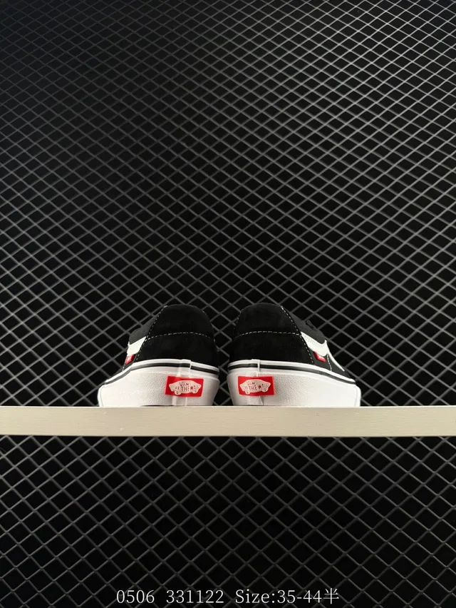 Vans Old Skool chaussures de skate noir et blanc 4