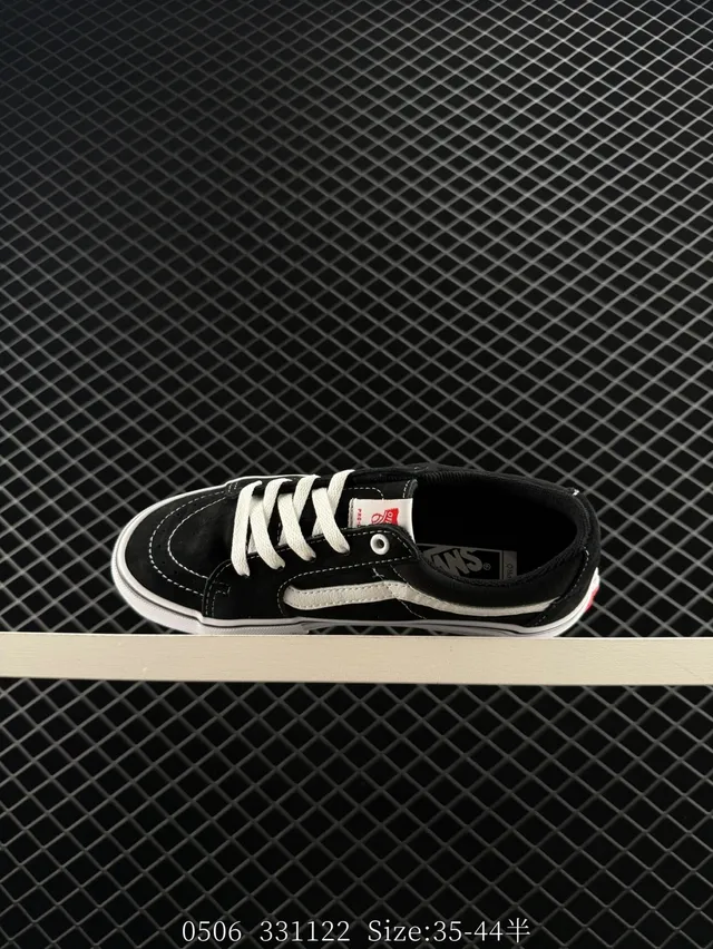 Vans Old Skool chaussures de skate noir et blanc 5