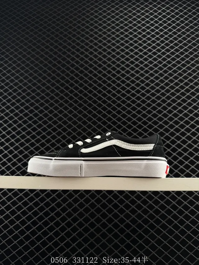 Vans Old Skool chaussures de skate noir et blanc 6
