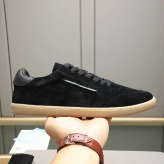 Zegna Black Suede Lifestyle Sneaker