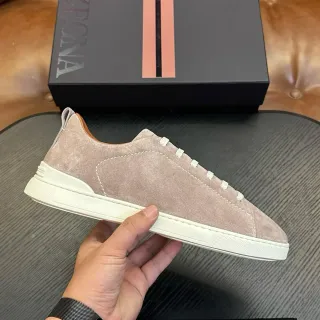 Zegna Suede Low-Top Lifestyle Sneaker
