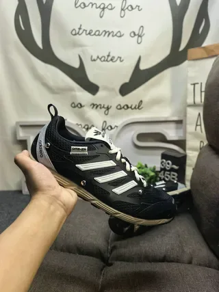 Adidas adizero SFT-400 Black White Silver Lifestyle Sneakers 5