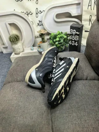 Adidas adizero SFT-400 Black White Silver Lifestyle Sneakers 6
