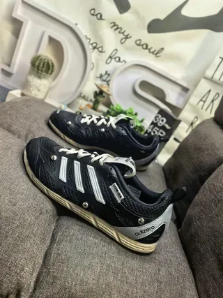 Adidas adizero SFT-400 Black White Silver Lifestyle Sneakers 7
