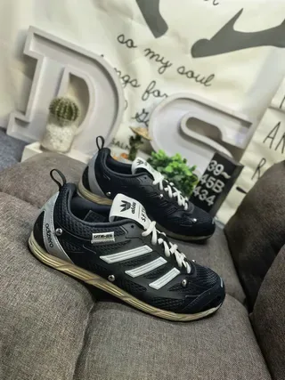 Adidas adizero SFT-400 Black White Silver Lifestyle Sneakers 9