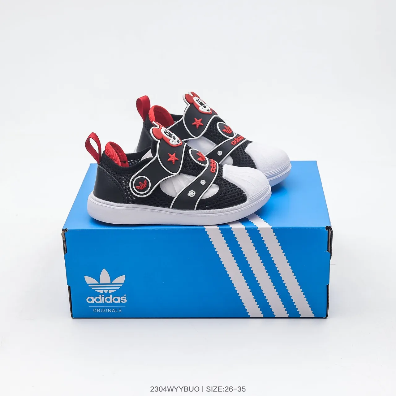 Adidas بيج أخضر شبكي علوي إغلاق حزام قابل للتعديل صندل كاجوال 4