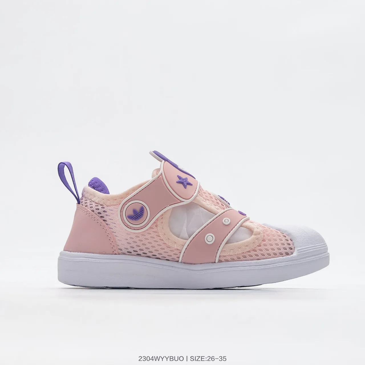 Adidas بيج أخضر شبكي علوي إغلاق حزام قابل للتعديل صندل كاجوال 8