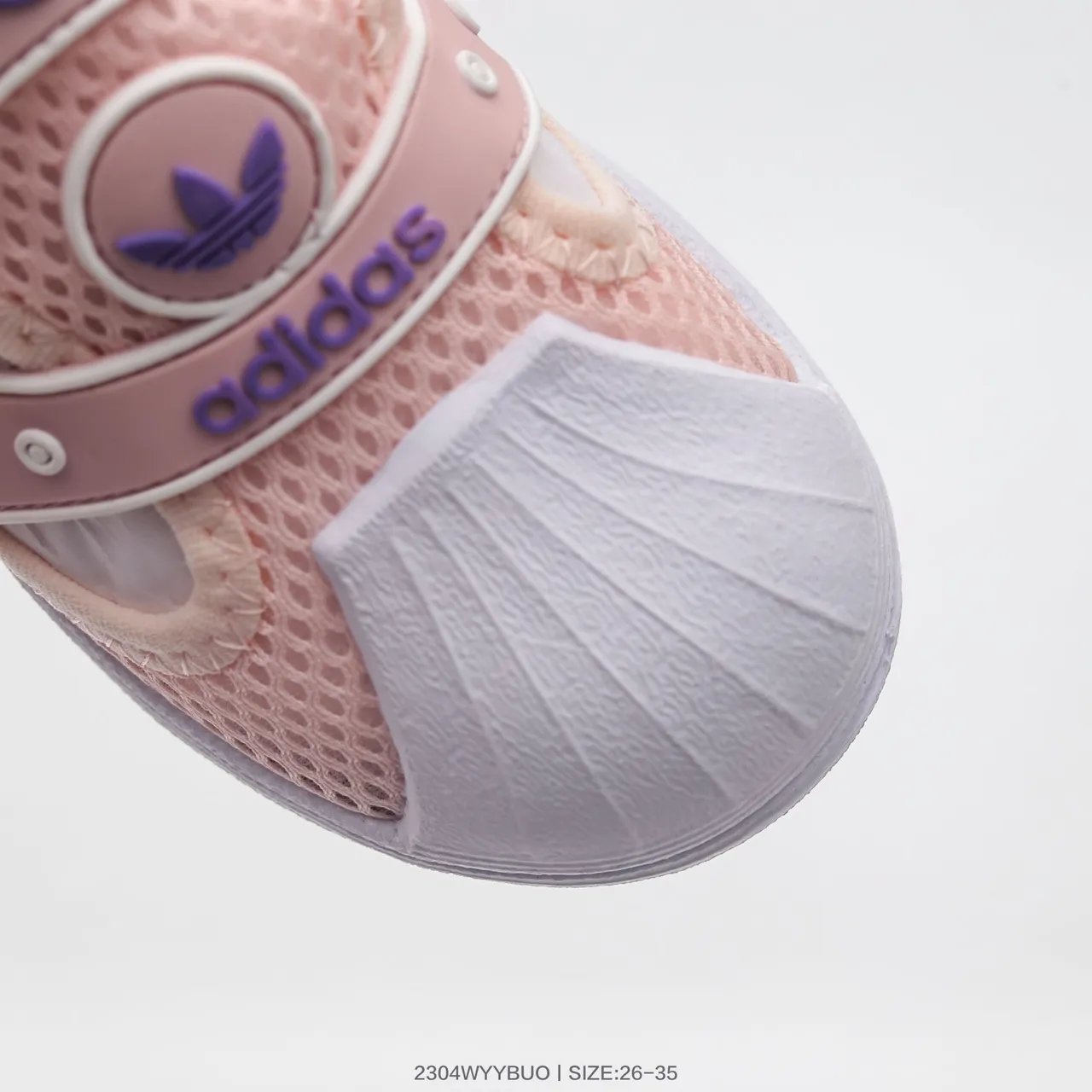Adidas بيج أخضر شبكي علوي إغلاق حزام قابل للتعديل صندل كاجوال 14