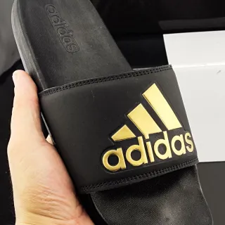 Adidas Black Gold Zapatillas con Suela Moldada Correa de Tirante Ancha con Costuras