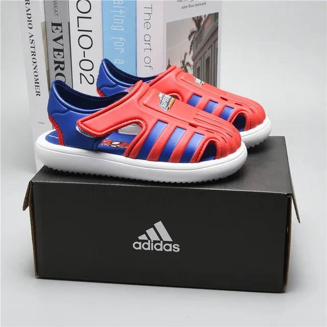 Adidas কালো সবুজ ওপেন টু স্ট্র্যাপ ফাস্টেন্ড ক্যাজুয়াল স্যান্ডেল 4