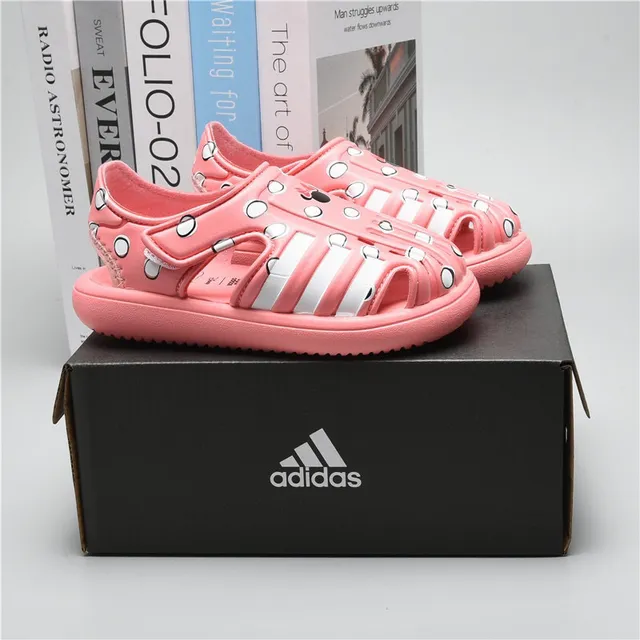 Adidas কালো সবুজ ওপেন টু স্ট্র্যাপ ফাস্টেন্ড ক্যাজুয়াল স্যান্ডেল 5