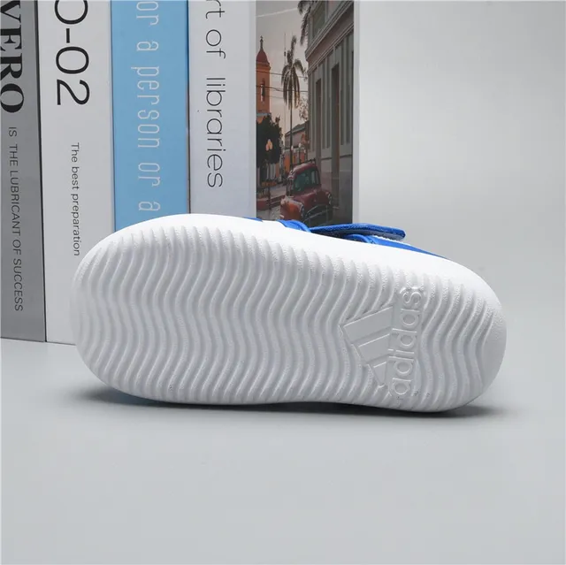 Adidas কালো সবুজ ওপেন টু স্ট্র্যাপ ফাস্টেন্ড ক্যাজুয়াল স্যান্ডেল 9