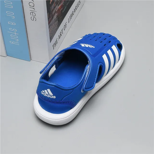 Adidas কালো সবুজ ওপেন টু স্ট্র্যাপ ফাস্টেন্ড ক্যাজুয়াল স্যান্ডেল 11