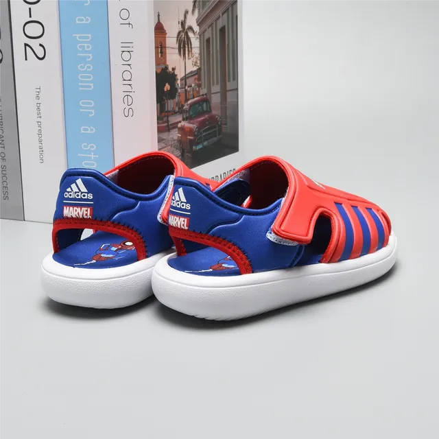 Adidas কালো সবুজ ওপেন টু স্ট্র্যাপ ফাস্টেন্ড ক্যাজুয়াল স্যান্ডেল 18
