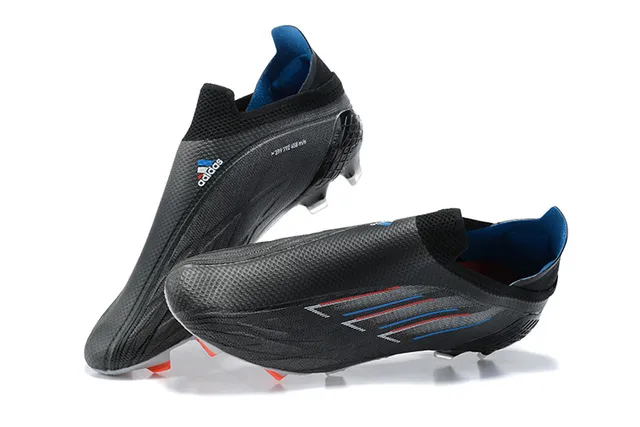 Adidas काला नारंगी सॉक-फिट कॉलर असममित लेसिंग कवर फर्म-ग्राउंड सोकर जूते 2