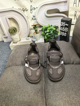Adidas Zapatillas Lifestyle Marrón Blanco Sin Cordones Inspiradas en Mary Jane Superior de Malla 10