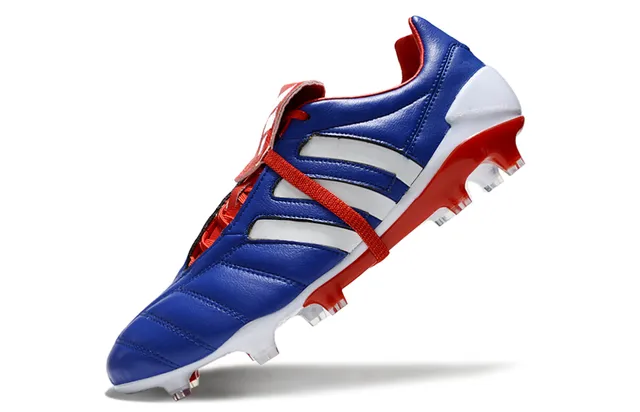 Adidas Copa Mundial Azul Branco Vermelho Firm-Ground Sapatos de Futebol 17
