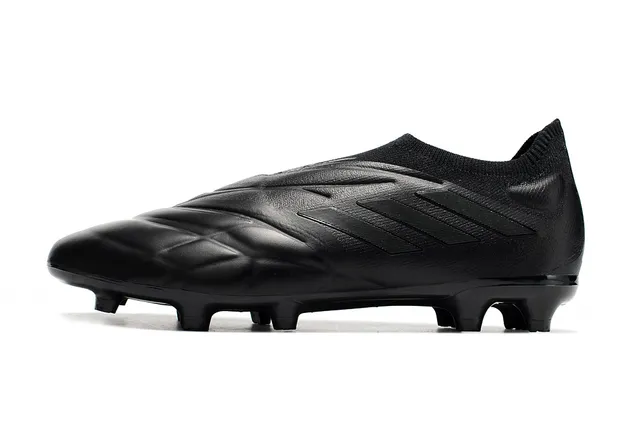 Adidas Copa Pure Full Knit FG Preto Branco Rosa Campo firme Sapatos de futebol 6