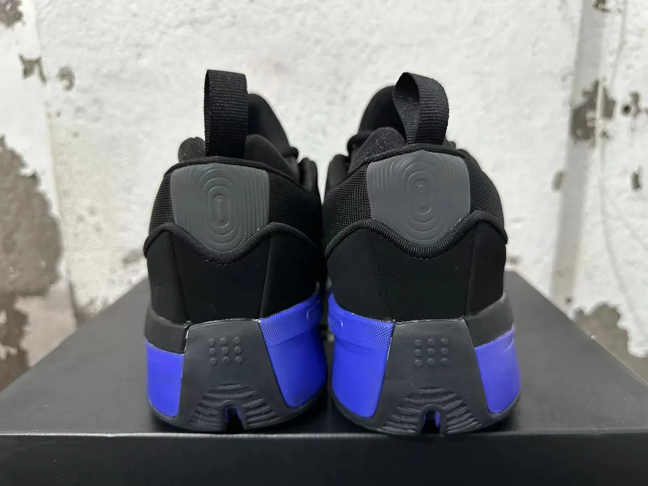 Adidas Dame 9 Black and Electric Blue Basketball Shoes 3