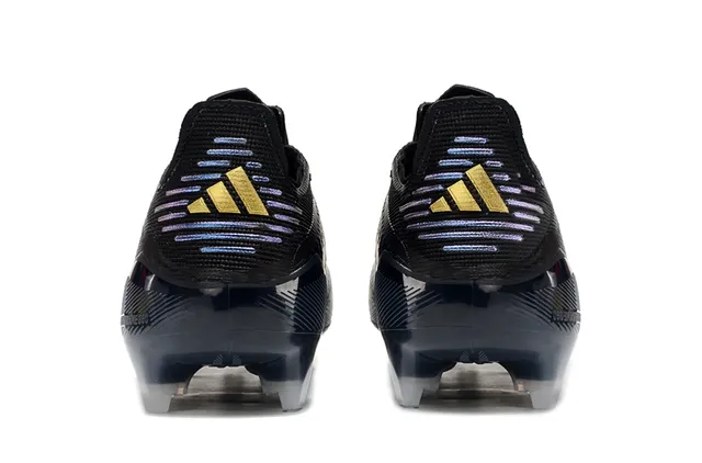 Adidas F50 Noir et Bleu Iridescent Firm-Ground Chaussures de football 3