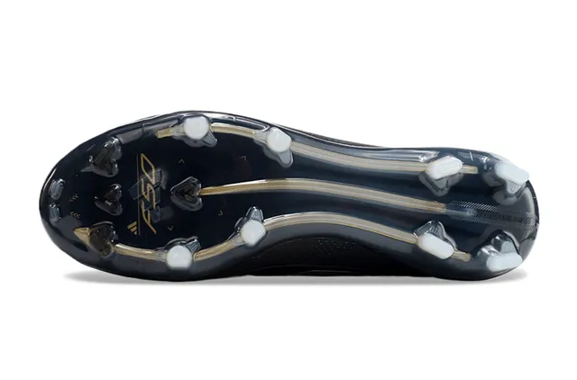 Adidas F50 Noir et Bleu Iridescent Firm-Ground Chaussures de football 6