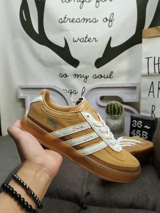 Adidas Gazelle Tan Suede tênis lifestyle 5