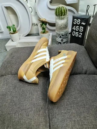 Adidas Gazelle Tan Suede tênis lifestyle 6