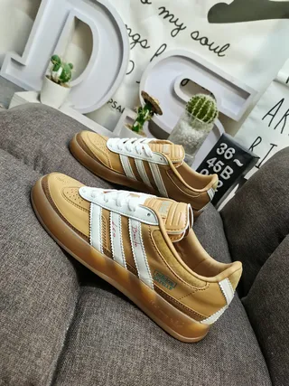 Adidas Gazelle Tan Suede tênis lifestyle 7