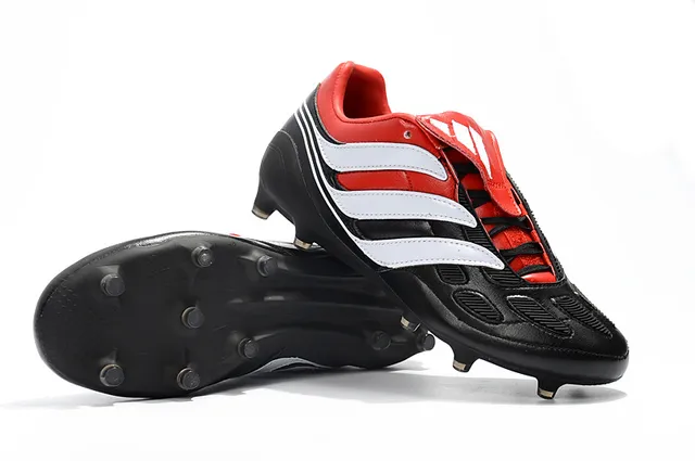 Adidas Sapatos de Futebol com upper sintético Gold Black Metallic, superposição Three-Stripe Overlay, para gramado firme 12