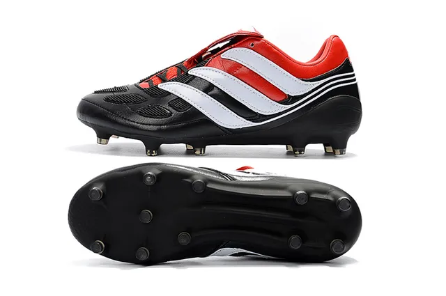 Adidas Sapatos de Futebol com upper sintético Gold Black Metallic, superposição Three-Stripe Overlay, para gramado firme 16