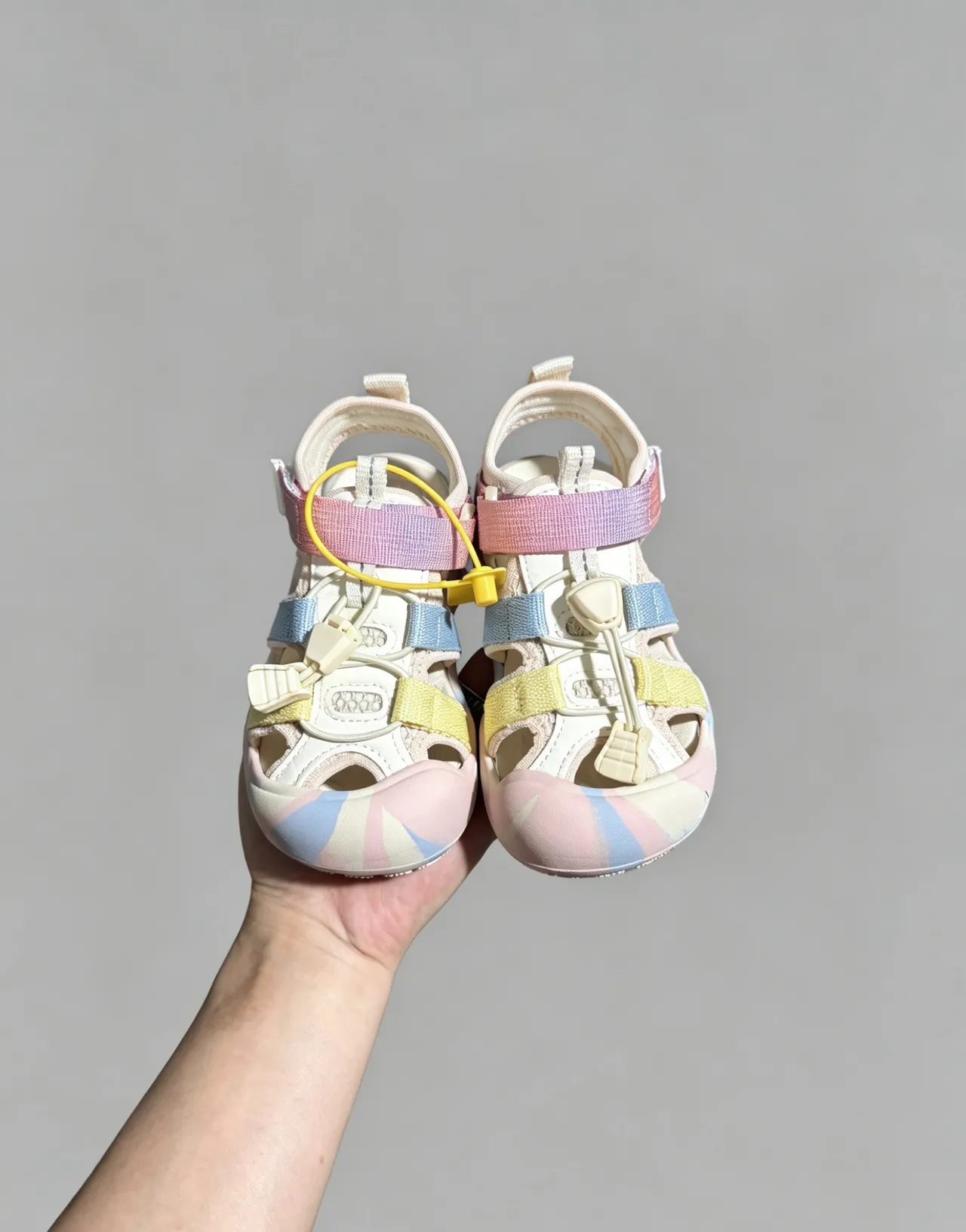 Adidas Kids Multi-Strap Adjustable Casual Sandals 23
