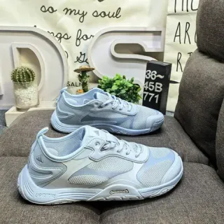Adidas Light Blue and White Mesh Training Sneakers