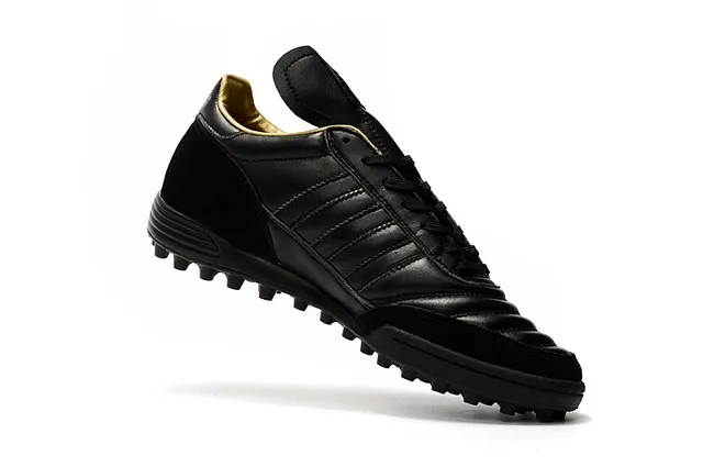 Adidas Mundial Team সাদা এবং ধূসর সোনালী ঘাস ফুটবল জুতা 7