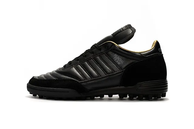 Adidas Mundial Team সাদা এবং ধূসর সোনালী ঘাস ফুটবল জুতা 13